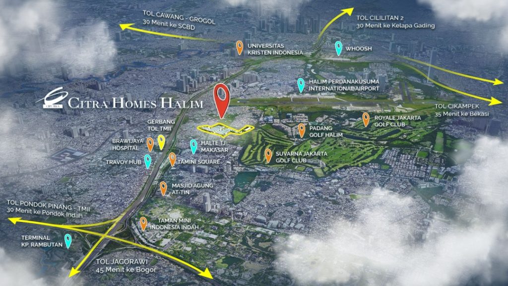 Lokasi Citra homes halim